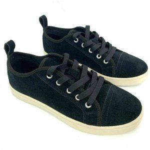 🆕UGG Koolaburra Kellen Low Lace Suede Shoe Kids size 5 Black BRAND NEW W/O BOX